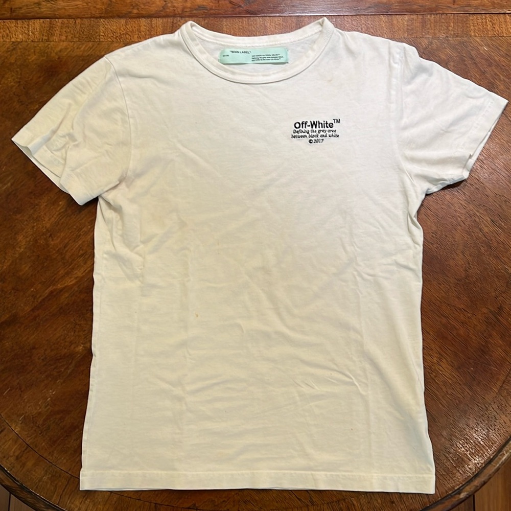 Off White Logo Tee